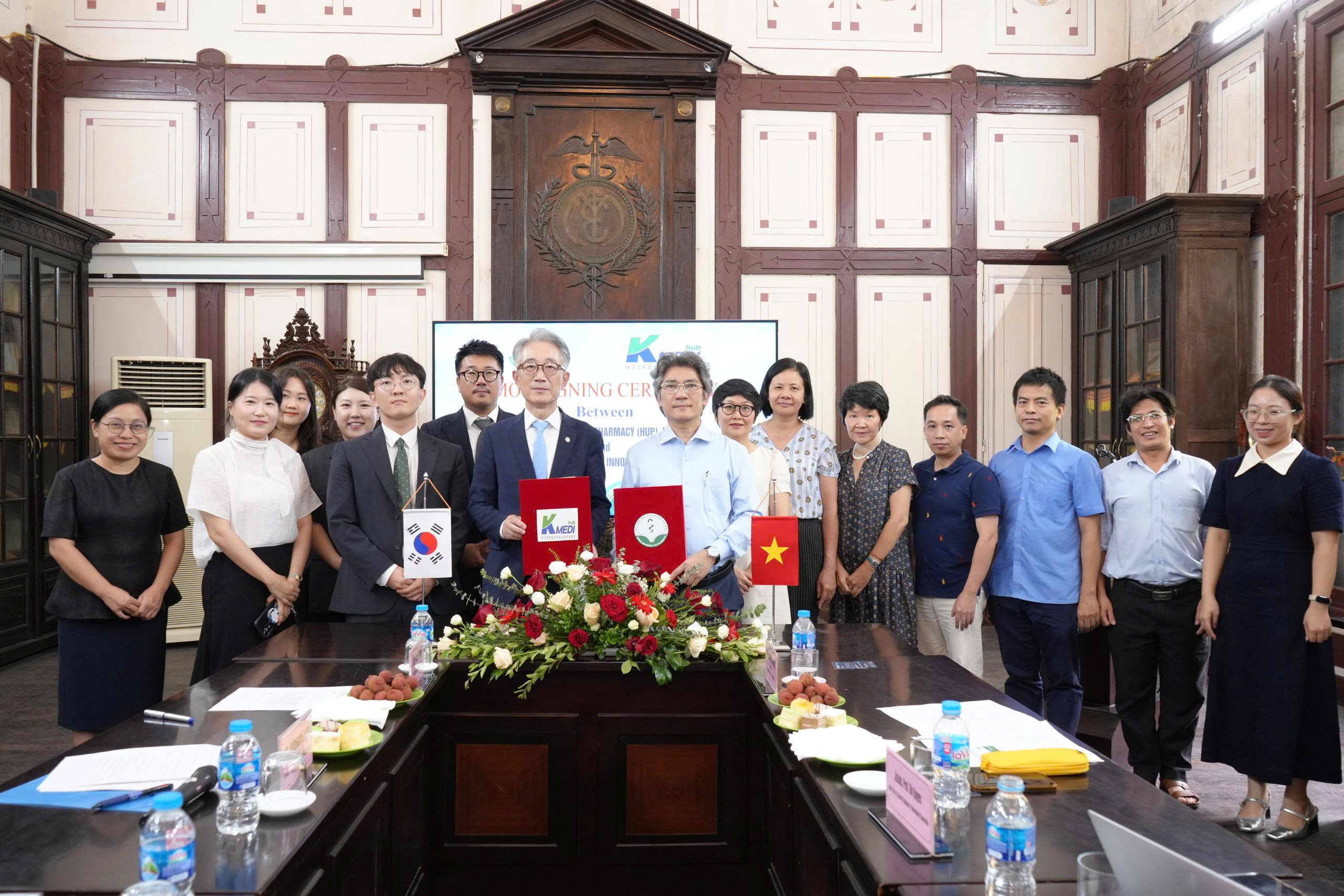 RECEPTION AND MOU SIGNING CEREMONY WITH K-MEDI HUB RESEARCH CENTER, KOREA